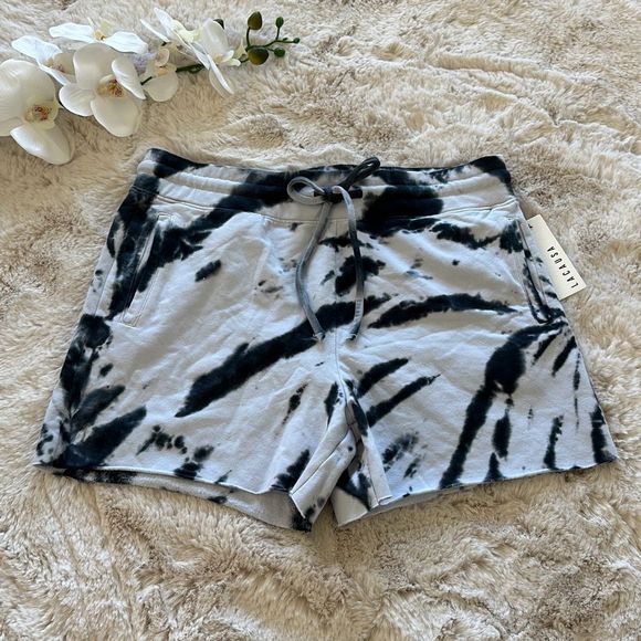 LACAUSA Set Sweatshirt & Shorts Tie Dye Size M - Picture 6 of 10
